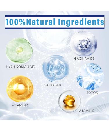 2PC Botox Face Serum | Instant Face Lifting Cream with Vitamin C & E | Women's Facial Essence for Youthful Glow - International Shipping - Buy Online on GoSupps.com