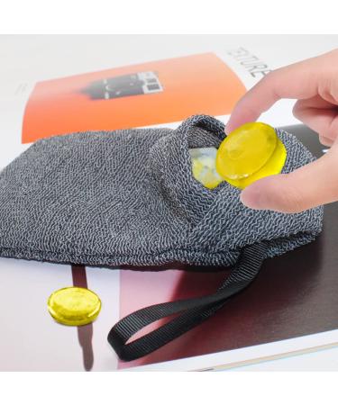 SourceTon 12 Soap Pockets & 2 Lifting Pads - Exfoliating Soap Saver Pouch for Small Bars & Easy Drying | International Shipping - Buy Online on GoSupps.com