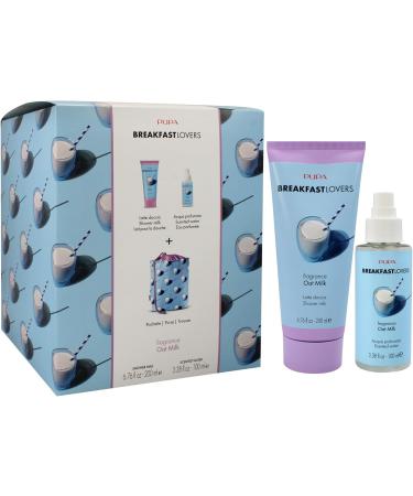 Breakfast Lovers Set - Oat Milk by Pupa Milano for Women - 3 Pc 6.76oz Shower Milk 3.38oz Scented Water Purse - Buy Online on GoSupps.com