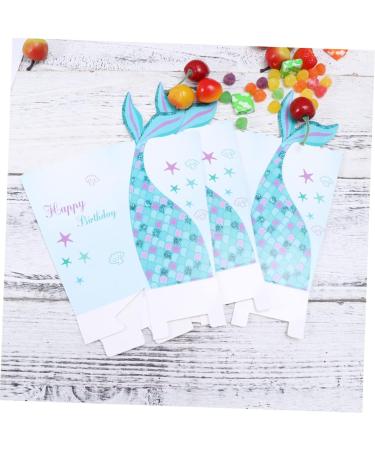 jojofuny Kids' Party Supplies 54 Pcs Party Popcorn Boxes Treat Boxes Paper Popcorn Boxes Child Disposable Mermaid Kids Party Supplies - Buy Online on GoSupps.com