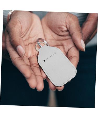 10pcs Heat Transfer Printed Bottle Covers - Travel Keychain Holders for Shampoo, Perfume & Gel - Buy Online on GoSupps.com