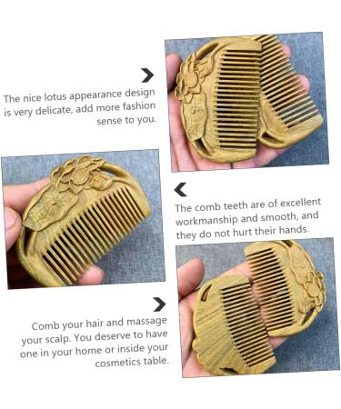FRCOLOR Comb Japanese Hair Accessories Japanese Hair Pin Wooden Vintage Hair Accessories Vintage Hair Clips Wet Dry Hair Brush Hair Barrettes Travel Sandalwood Japanese-style Tool - Buy Online on GoSupps.com