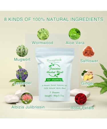 Organic Yoni Herbs for Women Cleansing - Vaginal Ph Balance & Rejuvenation - 100% Natural V Steam Herbs - 3.17oz - Buy Online on GoSupps.com