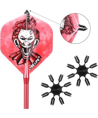 CyeeLife Dart Accessories Set - Flights, Shafts, Sharpener & Tools Kit - Buy Online on GoSupps.com