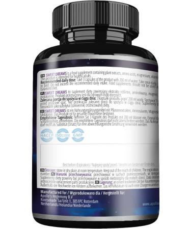 APOLLO'S HEGEMONY Sweet Dreams 180 Capsules - 60 Day Supply - Designed for Enhanced Sleep - Buy Online on GoSupps.com