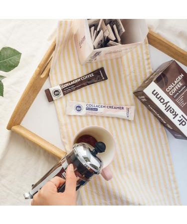 Dr. Kellyann's Grass-Fed Collagen Instant Coffee (15 Packets) - Keto & Paleo Friendly - Sugar, Dairy, Grain-Free - Brazilian Slimming Collagen Coffee - Buy Online on GoSupps.com