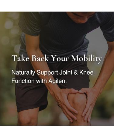 Utzy Naturals Agilen | Joint Support Supplement w/Glucosamine & Chondroitin (as CS-bBioactive ) | Hyaluronic Acid (as Mobilee ) | 3rd Party Tested | 90 Capsules - Buy Online on GoSupps.com