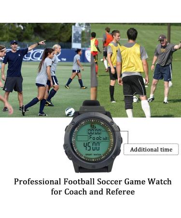 FCXJTU Digital Referee Watch - Sports Stopwatch for Coaches | 100 Lap Memory Large Display & Alarm | Ideal Soccer Timer - Buy Online on GoSupps.com
