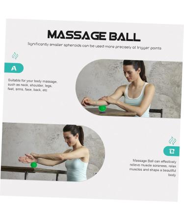 Fomiyes Fascia Massage Balls - Peanut Neck & Shoulder Massage Device | Solid TPE Accessories for Deep Tissue Relief - Buy Online on GoSupps.com