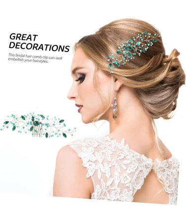 Mikinona Hair Combs for Women Decorative Fairy Jewelry for Women Hair Comb Wedding Aesthetic Hair Accessories Hair Styling Accessories Hair Combs for Wedding Rhinestone Hair Comb - Buy Online on GoSupps.com