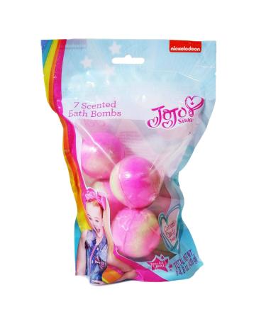 JoJo Siwa 7 Scented Bath Bombs (Cotton Candy)