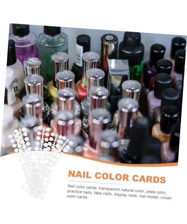 Beavorty 28 Sets Nail Display Board Shoelace Charms Nail Tip Color Board Flamingo Scrunchies Nail Sticks Nail Tip Color Plate Nail Polish Color Chart 3d Manicure Sample Plate Plastic - Buy Online on GoSupps.com