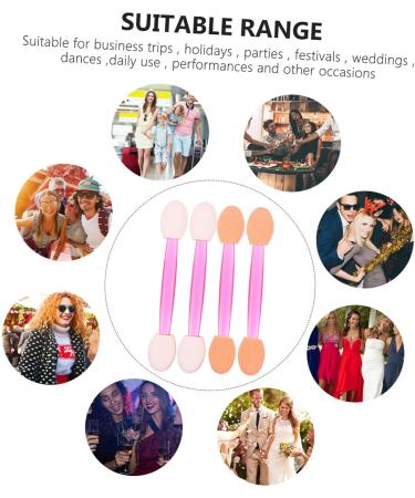 Healeved 80pcs Sponge Makeup Stick Makeup Brush Eyeshadow Eye Shadow Sponge Eye Shadow Brush Non Latex - Buy Online on GoSupps.com