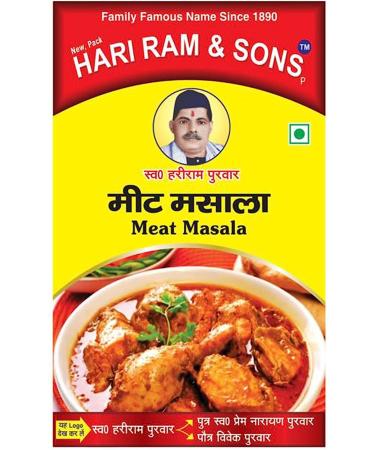 Hari Ram and Sons combo of Garam Masala Powder and Meat Masala Powder | Pack of 2 | 100 Gms Each | Stong spices with authentic purvanchali taste - Buy Online on GoSupps.com