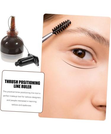FOMIYES 2pcs String Ink Line Box Ink Line Ruler Mete Eyebrow Positioning Tool Women Makeup Tool Bottled Vial Measurement Tool - Buy Online on GoSupps.com