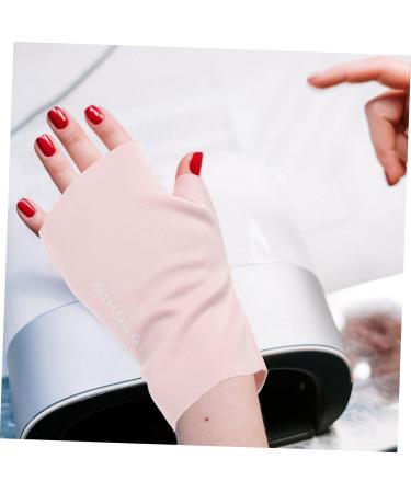 FRCOLOR UV Gloves 1 Pair Gel Gloves Winter Suede Student Grill Lamp Nail Gloves - Buy Online on GoSupps.com