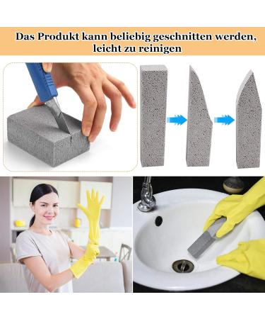 Yuffqopc Pumice Stone Cleaner - 8 Pack Grill & Oven Cleaning Blocks for Effortless Stain Removal - Buy Online on GoSupps.com