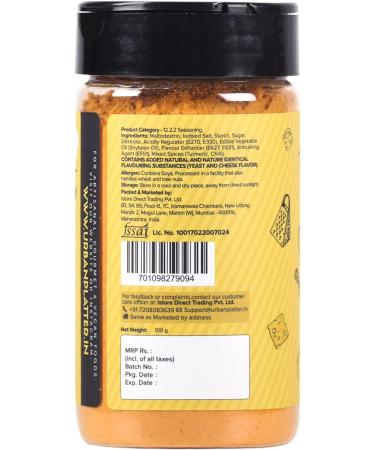 Urban Platter Cheddar Cheese Powder 100g (An all purpose seasoning Perfect for Pop Corn Pasta Fries Seasoning | Dairy-free) - Buy Online on GoSupps.com