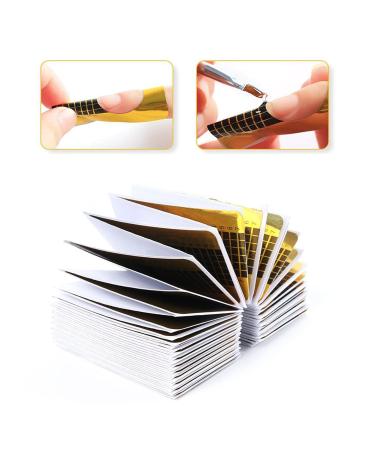 Self-Adhesive Nail Stencils for Gel & Nail Extensions | 144 Pieces for Perfect Nail Art - International Shipping - Buy Online on GoSupps.com