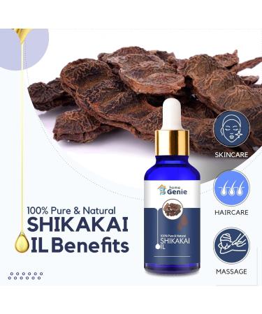 Home Genie Shikakai Base Oil 100% Natural Pure Undiluted Uncut Essential Oil - 30ml Cold-Pressed Therapeutic Grade Organic Hair Oil for Longer Volumized Hair Promotes Hair Growth Paraben Free - Buy Online on GoSupps.com