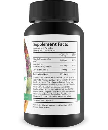 Pro Flat Belly Shake Capsules - Gut Cleanse for Reduced Bloating - Digestive Support & Body Cleanse for Overall Health - Eliminate Toxins & Waste with Cleanse Supplements - Buy Online on GoSupps.com