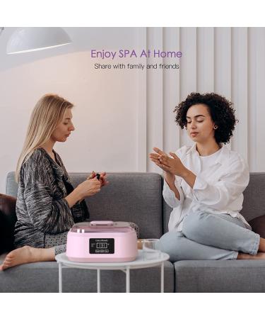EasyinBeauty Paraffin Wax Machine Kit for Hands and Feet - 6 Pack Rose Wax, Hot Wax Therapy Spa - 3000ml Large Capacity Pot - Great Spa Gift (Pink) - Buy Online on GoSupps.com