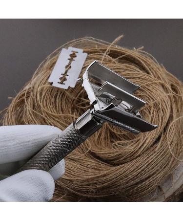 Haryali London Double-Sided Razor Plane with Butterflies - Reusable Metal & Steel Finish Stable Handle for Women & Men - Shop Internationally - Buy Online on GoSupps.com