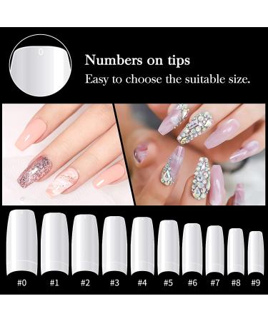 AORAEM White French Tips 500Pcs - Press On Fake Nails for Acrylic Nails - Buy Online on GoSupps.com