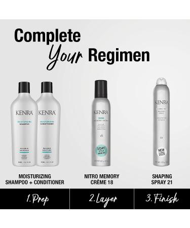 Kenra Nitro Memory Cr me 18 | Firm Hold Mousse for All Hair Types | 3 Day Style Memory | 8oz (Pack of 1) - Buy Online on GoSupps.com