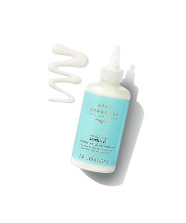 Grow Gorgeous Sensitive Ceramide Rich Hair & Scalp Mask 200ml - Vegan Overnight Treatment for Healthy Hair - Dermatologically Tested - Buy Online on GoSupps.com