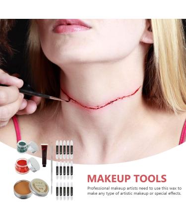 Minkissy Special Effects Make-Up Kit | Scar Wax Pigments & Tools for Cosplay & Facial Effects | International Shipping Available - Buy Online on GoSupps.com