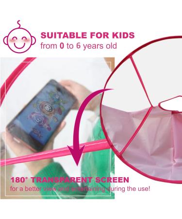 GUSTO Hairdressing Salon Cape - Professional Hair Cutting Apron & Neck Brush Set in Pink for Hairdressers - Buy Online on GoSupps.com