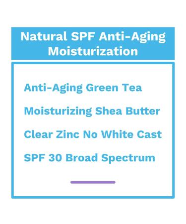 Block Island Organics Natural Face Moisturizer SPF 30 - Broad Spectrum UVA/UVB Protection - Anti-Aging Sunscreen - EWG Recommended - Non-Toxic - Made in USA - 3.4 OZ - Buy Online on GoSupps.com
