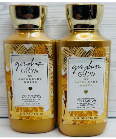 Bath & Body Works Gingham Glow Body Lotion 8 Ounces Each Pack of 2 - Buy Online on GoSupps.com