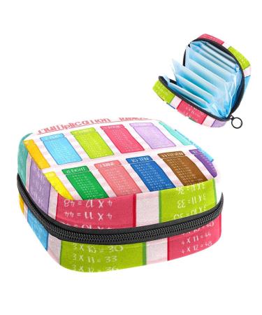 Women's bonds Storage pockets Stillpad holder Colorful multiplication -stable portable period kit pocket feminine product bag for women girls color2
