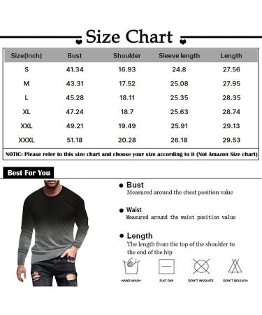 Men's Long Sleeve Tunic Sweatshirts - Comfy Designer Blouse Pullover Tee - Blue X-Large Fashion Top - Buy Online on GoSupps.com