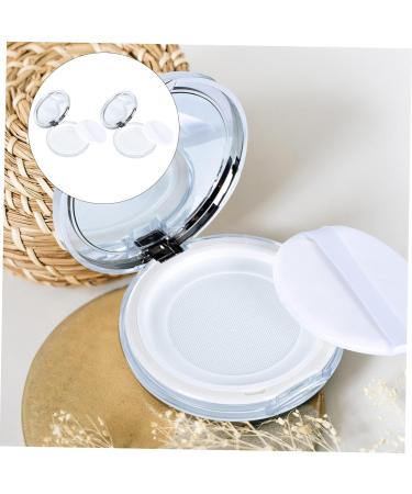Balacoo Plastic Makeup Case 2pcs Boxes Powder Box Makeup Containers Bulk Makeup Portable Powder Case Bracket Miss Filling - Buy Online on GoSupps.com