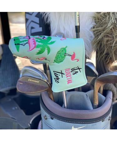 Giggle Golf Blade Putter Cover - Fun Flamingo Design | Perfect Golf Bag Accessory for Women & Men - Buy Online on GoSupps.com