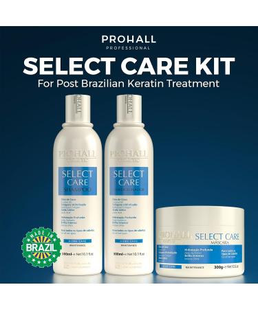 Prohall Cosmetic Select Care Hair Mask - Deep Conditioning for Damaged Hair Hydration & Frizz Reduction - 10.5 FLOz - Buy Online on GoSupps.com
