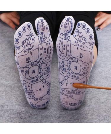 Ixkbiced Reflexology Socks - Acupuncture & Pressure Point Therapy for Foot Pain Relief - Buy Online on GoSupps.com