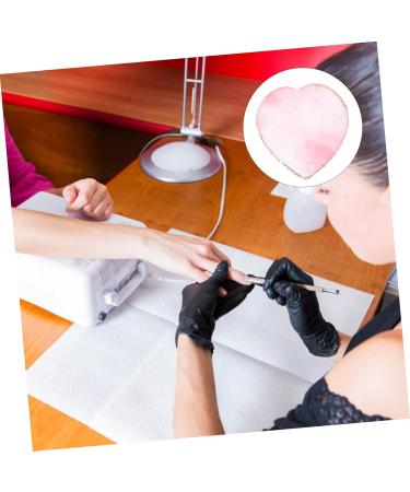  BIUDECO Heart-Shaped Decorated Nail Polish Mixing Tray with Smooth Edges Manicure Mixing Board for Nail Art Display - Buy Online on GoSupps.com