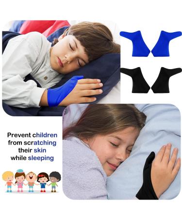 Jiuguva Thumb Suction Gloves for Kids - Compression Gloves Ages 8-12 | Black & Blue 4 Pack - International Shipping Available - Buy Online on GoSupps.com