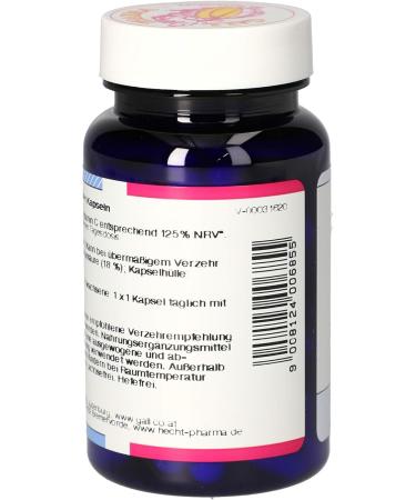 Buy Gall Pharma Vitamin C 100 mg Capsules - 60 Pieces | Boost Immunity & Health | International Shipping - Buy Online on GoSupps.com