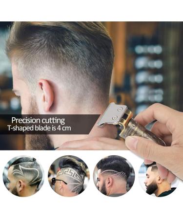 Hair Clippers Men Beard Trimmer Men with Combs Professional Rechargeable Precision Sharp T-Blade Grooming Kits Electric Cordless Hair Clipper for Pro Barbers or Home Clipper Gifts for Men - Buy Online on GoSupps.com