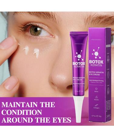 Redcool Eye Cream for Dark Circles and Puffiness - Anti Aging Eye Cream with Keratin & Collagen Daily Firming Hydration for Wrinkles Eye Bags Fine Lines 0.7oz - Buy Online on GoSupps.com