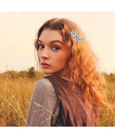 Diamante Hair Clips for Women 3 Pieces Silver Hair Clips Silver Hair Accessories Silver Hair Clip Sparkly Hair Clips Diamante Hair Accessories Bridal Hair Clip for Women for Bride Bridesmaids Prom - Buy Online on GoSupps.com