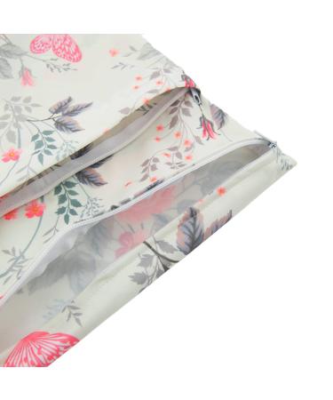 ALVABABY 2pcs Waterproof Cloth Diaper Wet Dry Bags with Two Zippered Pockets - Reusable for Travel, Beach, Pool, Daycare - Perfect for Soiled Baby Items, Yoga, Gym, Swimsuits - L5166 - Buy Online on GoSupps.com