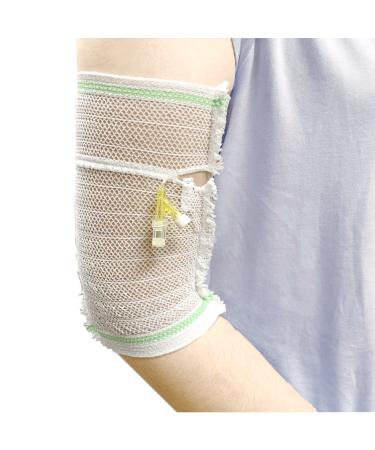 Qiyat Picc Line Cover Sleeve - Arm Nursing Picc Shield Catheter Protector for adults and adolescents elastic network ultraich breathable comfortable (XL)