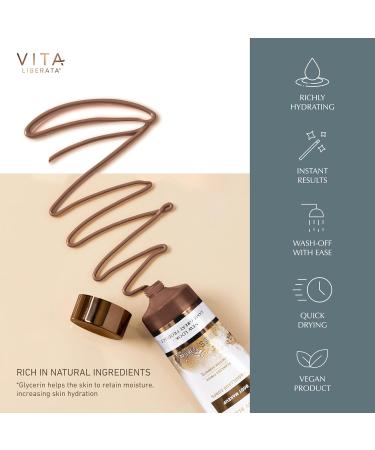 Vita Liberata Body Blur - Deeper Dark Skin Perfecting Leg & Body Makeup Wash Off Instant Tan Radiant Glow & Flawless Finish 100ml - Buy Online on GoSupps.com