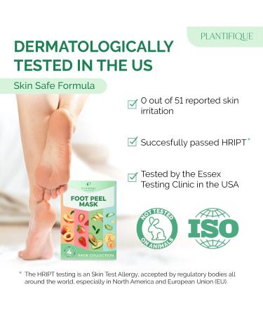 Plantifique Foot Peeling Mask - Combo 4 Pack for Soft & Smooth Feet - Buy Online on GoSupps.com